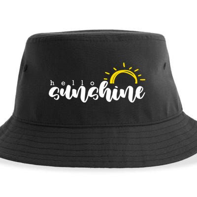 Hello Sunshine Cute Gift Sustainable Bucket Hat