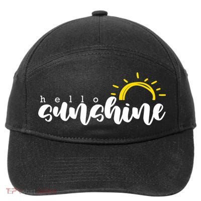 Hello Sunshine Cute Gift 7-Panel Snapback Hat