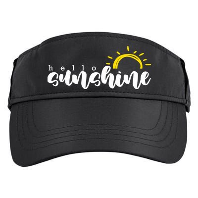 Hello Sunshine Cute Gift Adult Drive Performance Visor