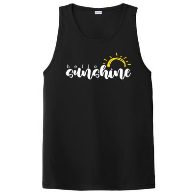 Hello Sunshine Cute Gift PosiCharge Competitor Tank