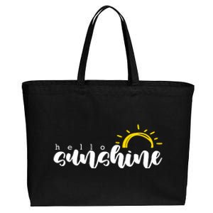 Hello Sunshine Cute Gift Cotton Canvas Jumbo Tote