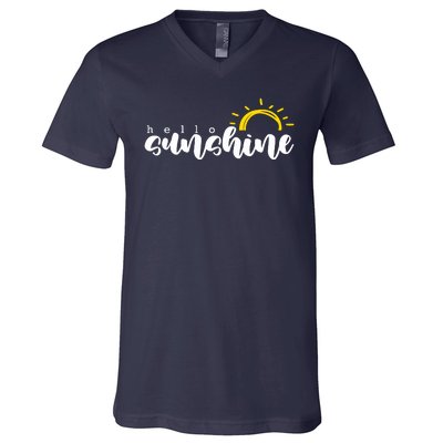 Hello Sunshine Cute Gift V-Neck T-Shirt