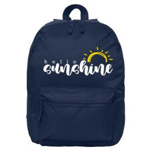 Hello Sunshine Cute Gift 16 in Basic Backpack