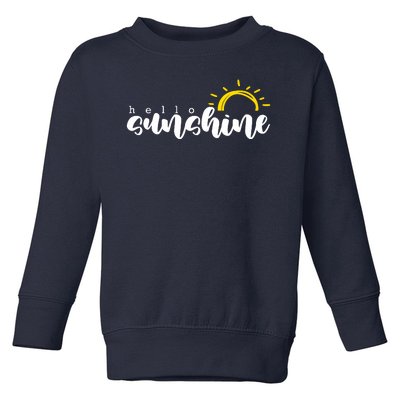 Hello Sunshine Cute Gift Toddler Sweatshirt