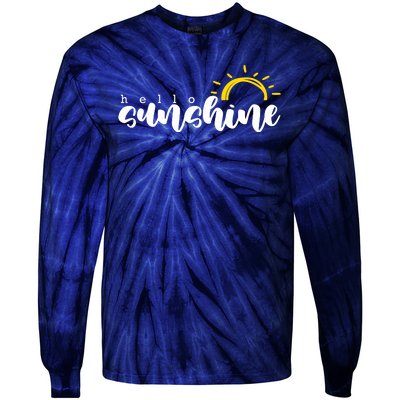 Hello Sunshine Cute Gift Tie-Dye Long Sleeve Shirt