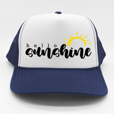 Hello Sunshine Cute Gift Trucker Hat