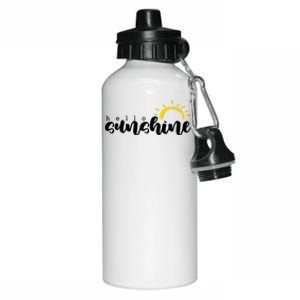 Hello Sunshine Cute Gift Aluminum Water Bottle