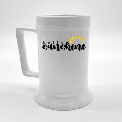 Hello Sunshine Cute Gift Beer Stein