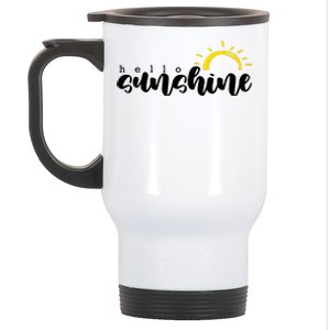 Hello Sunshine Cute Gift Stainless Steel Travel Mug