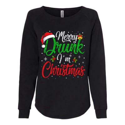 Hilarious Santa Claus Joke for Festive Drinking Womens California Wash Sweatshirt