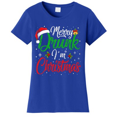 Hilarious Santa Claus Joke for Festive Drinking Women's T-Shirt