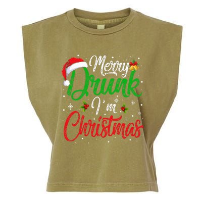 Hilarious Santa Claus Joke for Festive Drinking Garment-Dyed Women's Muscle Tee