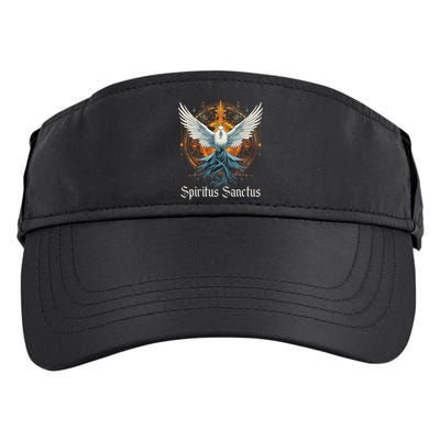 Holy Spirit Confirmation Latin Mass Catholic Adult Drive Performance Visor