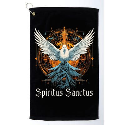Holy Spirit Confirmation Latin Mass Catholic Golf Towel