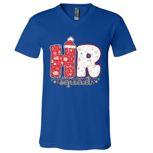 Hr Squad Christmas Costume Funny Hu Resource Gift V-Neck T-Shirt