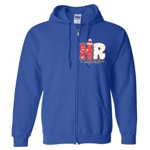 Hr Squad Christmas Costume Funny Hu Resource Gift Full Zip Hoodie