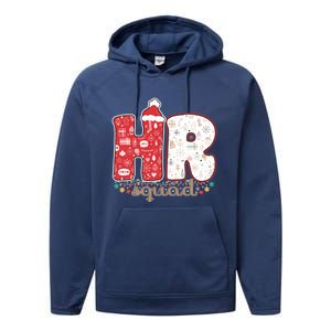 Hr Squad Christmas Costume Funny Hu Resource Gift Performance Fleece Hoodie