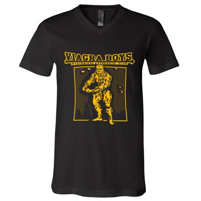 Hysterical Strength Club V-Neck T-Shirt