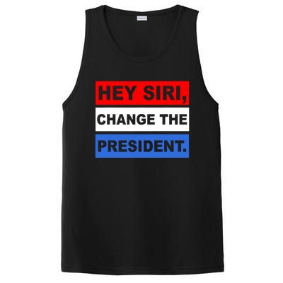 Hey Siri Change The President Funny Political PosiCharge Competitor Tank