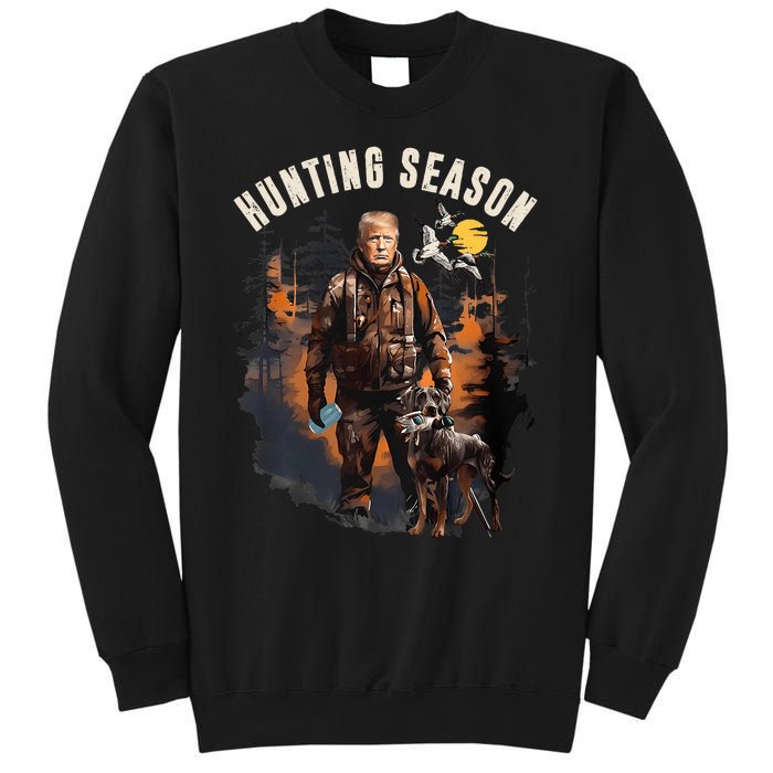 Hunting Season Camo Hunting Trump Duck Hunting Trump 2024 Sweatshirt