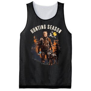 Hunting Season Camo Hunting Trump Duck Hunting Trump 2024 Mesh Reversible Basketball Jersey Tank