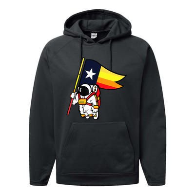 Houston Space City Astronau Performance Fleece Hoodie