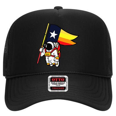 Houston Space City Astronau High Crown Mesh Back Trucker Hat