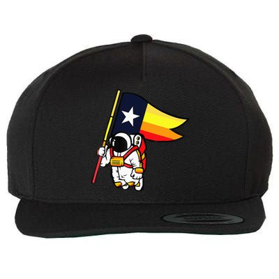 Houston Space City Astronau Wool Snapback Cap