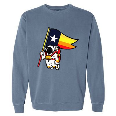 Houston Space City Astronau Garment-Dyed Sweatshirt