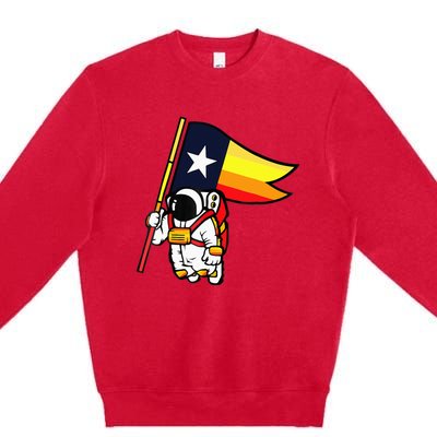 Houston Space City Astronau Premium Crewneck Sweatshirt