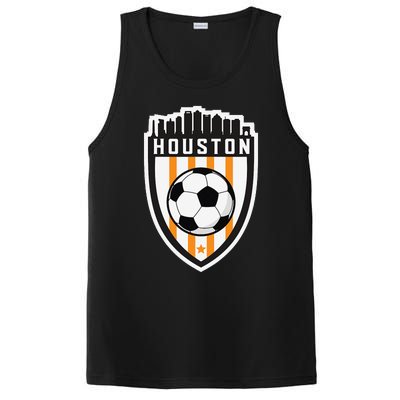 Houston Soccer City Skyline Futbol Club Match Day Fan PosiCharge Competitor Tank