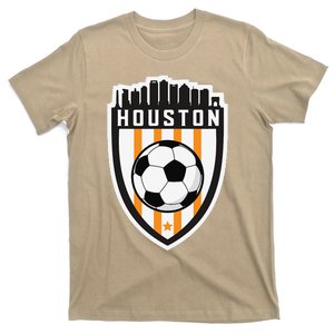 Houston Soccer City Skyline Futbol Club Match Day Fan T-Shirt