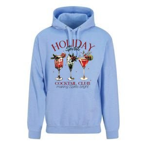 Holiday Spirit Coctail Club Sweatshirt Christmas Cocktail Unisex Surf Hoodie