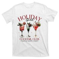 Holiday Spirit Coctail Club Sweatshirt Christmas Cocktail T-Shirt