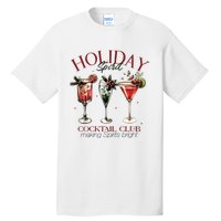 Holiday Spirit Coctail Club Sweatshirt Christmas Cocktail Tall T-Shirt