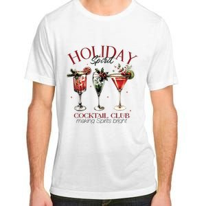 Holiday Spirit Coctail Club Sweatshirt Christmas Cocktail Adult ChromaSoft Performance T-Shirt