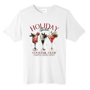 Holiday Spirit Coctail Club Sweatshirt Christmas Cocktail Tall Fusion ChromaSoft Performance T-Shirt