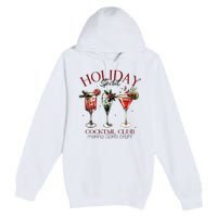 Holiday Spirit Coctail Club Sweatshirt Christmas Cocktail Premium Pullover Hoodie