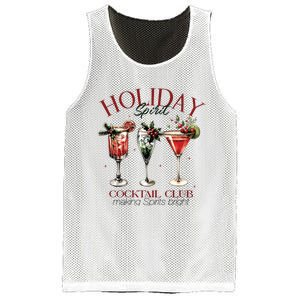 Holiday Spirit Coctail Club Sweatshirt Christmas Cocktail Mesh Reversible Basketball Jersey Tank