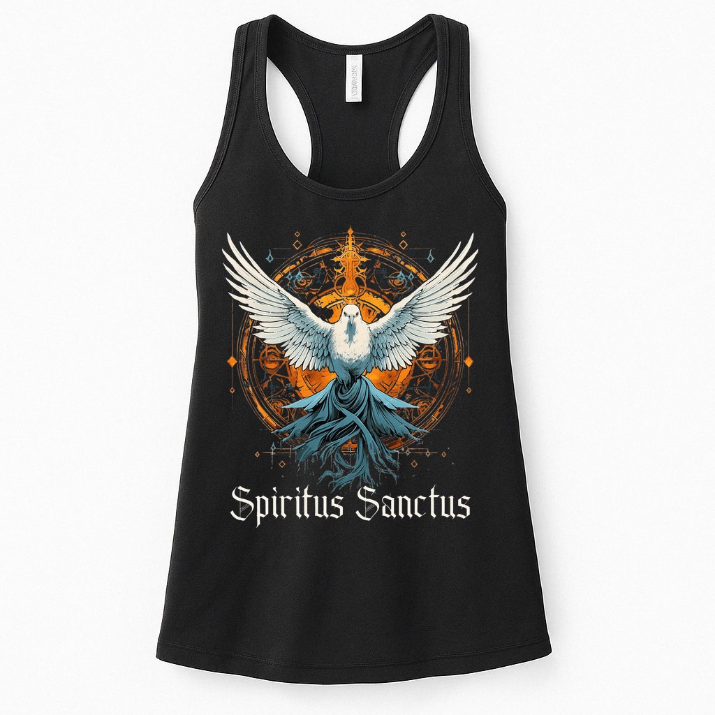 Holy Spirit Confirmation Latin Mass Catholic Womens Tank Top