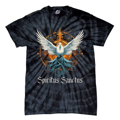 Holy Spirit Confirmation Latin Mass Catholic Tie-Dye T-Shirt