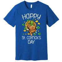 Happy St Catrick's Day Cat Cats Lover St Patricks Day Gift Premium T-Shirt