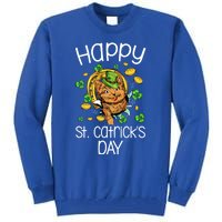 Happy St Catrick's Day Cat Cats Lover St Patricks Day Gift Tall Sweatshirt