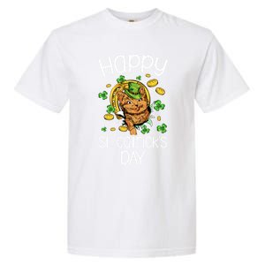 Happy St Catrick's Day Cat Cats Lover St Patricks Day Gift Garment-Dyed Heavyweight T-Shirt