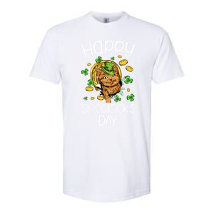 Happy St Catrick's Day Cat Cats Lover St Patricks Day Gift Softstyle CVC T-Shirt