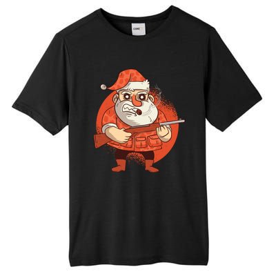 Hunting Santa Claus Tall Fusion ChromaSoft Performance T-Shirt