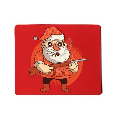 Hunting Santa Claus Mousepad