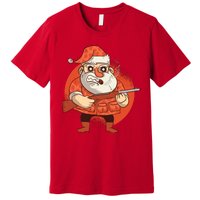 Hunting Santa Claus Premium T-Shirt