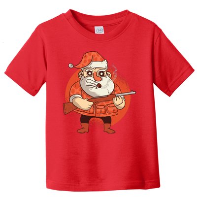 Hunting Santa Claus Toddler T-Shirt