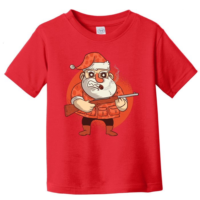 Hunting Santa Claus Toddler T-Shirt